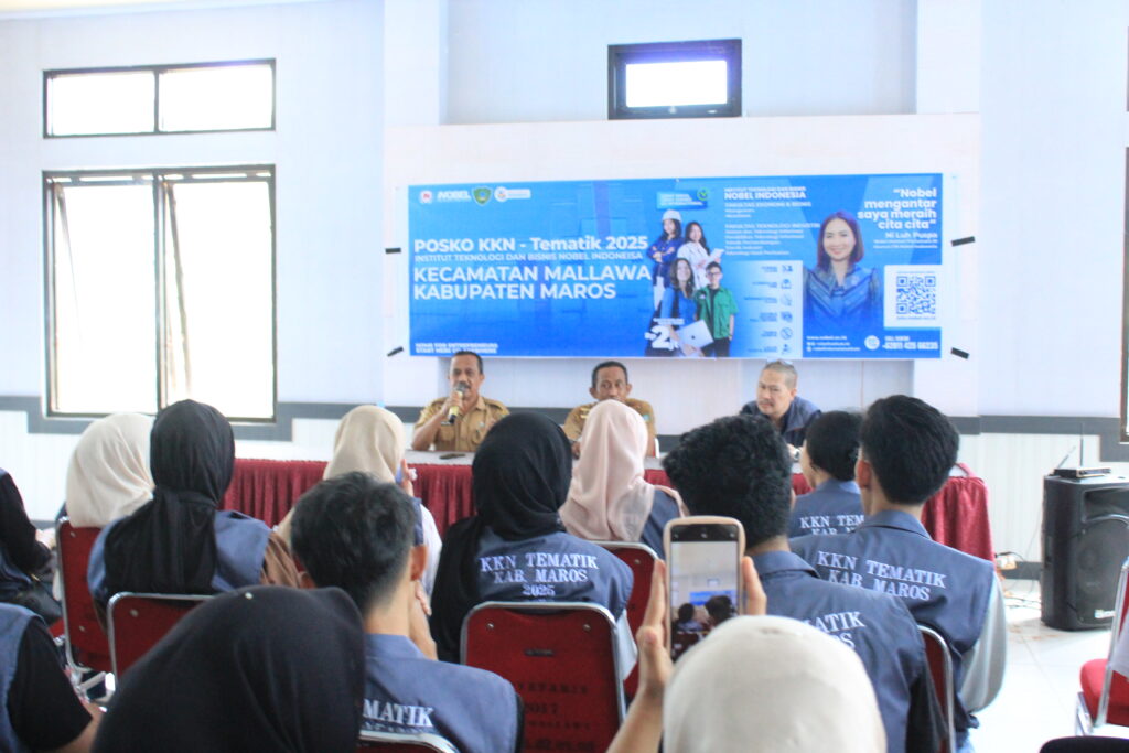 Bawa Misi Pemberdayaan UMKM, Mahasiswa KKN Tematik Nobel Indonesia Siap Bantu Warga Maros
