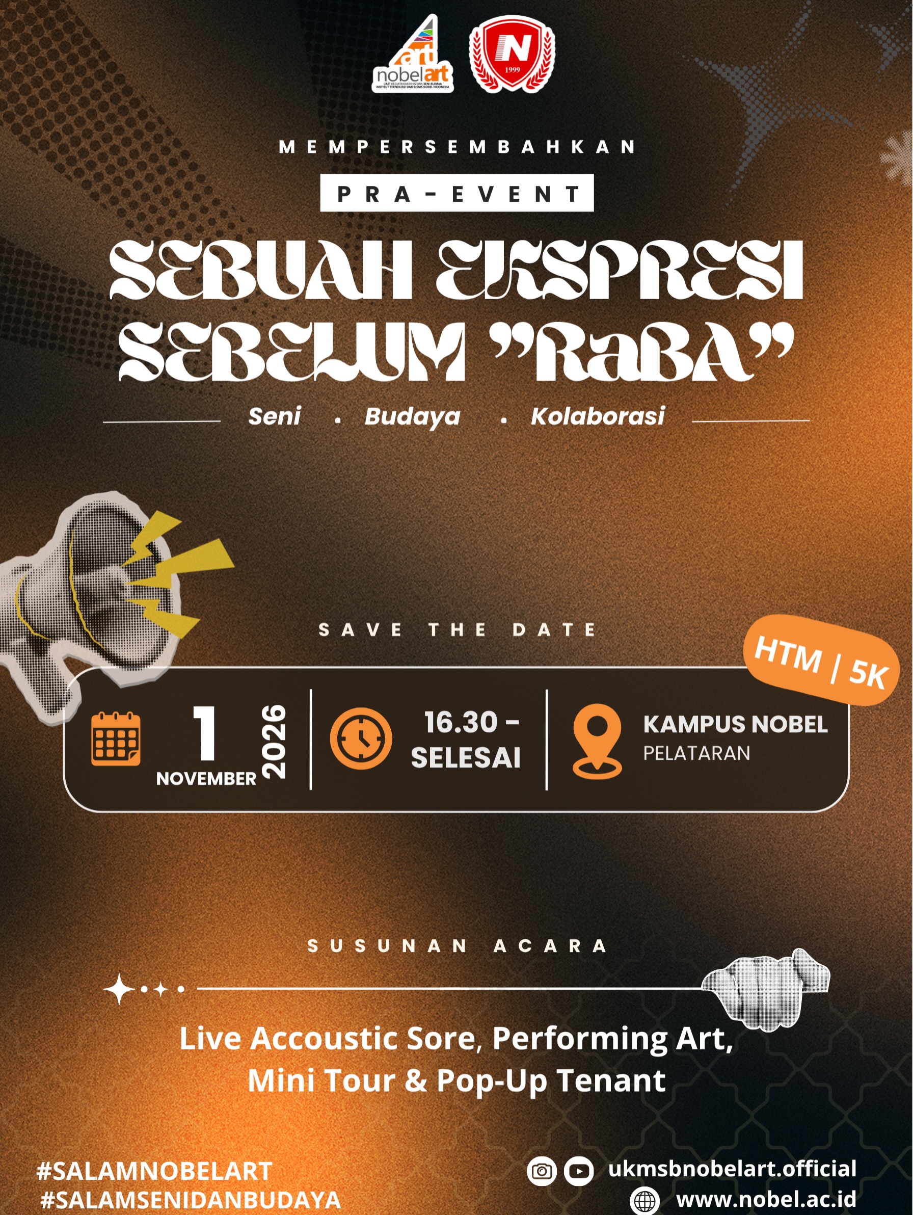 Pra Event RaBA! by UKM Nobel Art