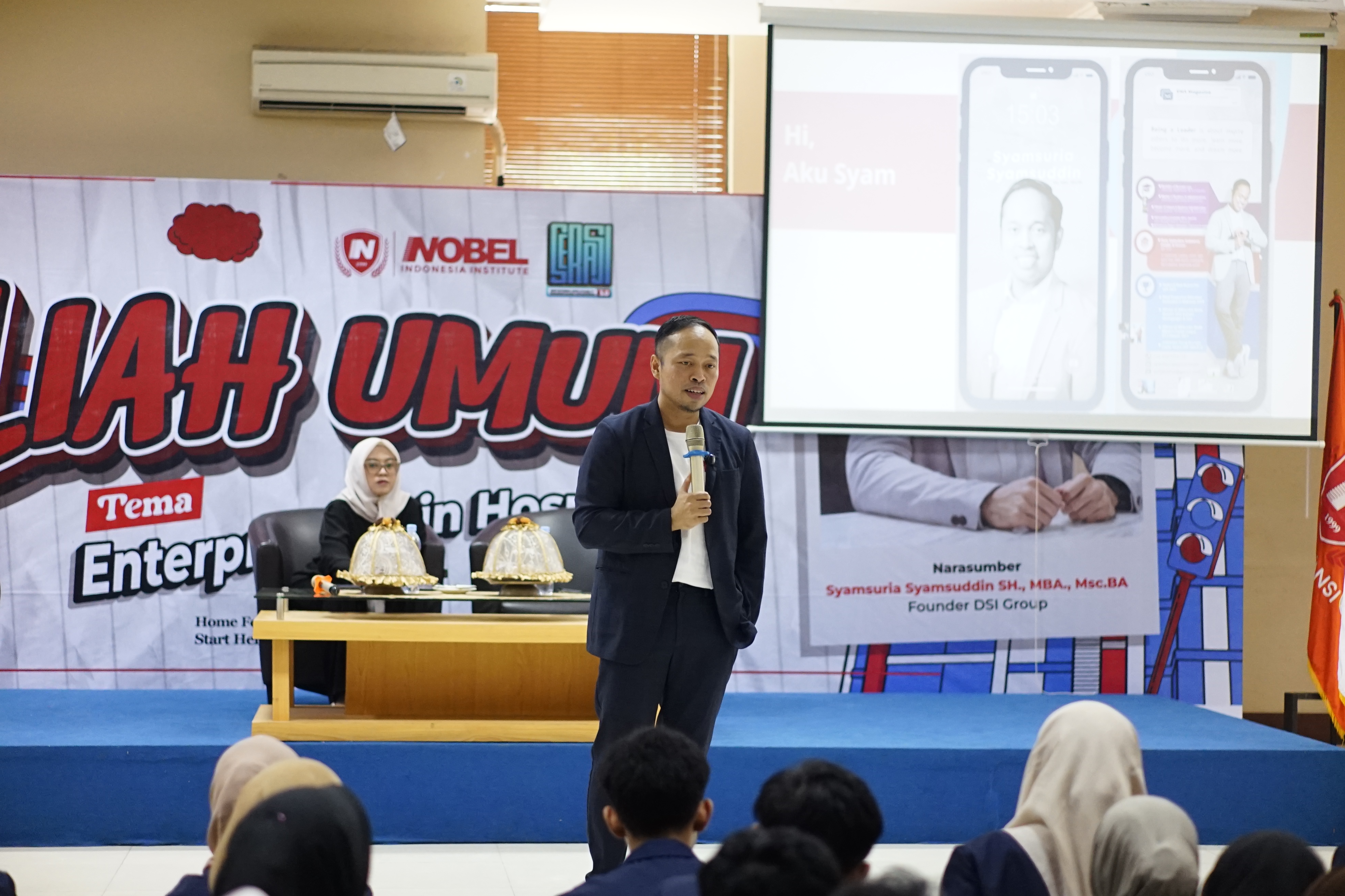 Founder DSI Group Bagikan Kunci Bisnis Hospitality ke Mahasiswa ITB Nobel